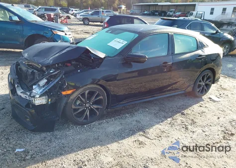 2018 Honda Civic Sport Touring из США, поврежденный, VIN SHHFK7H95JU219229